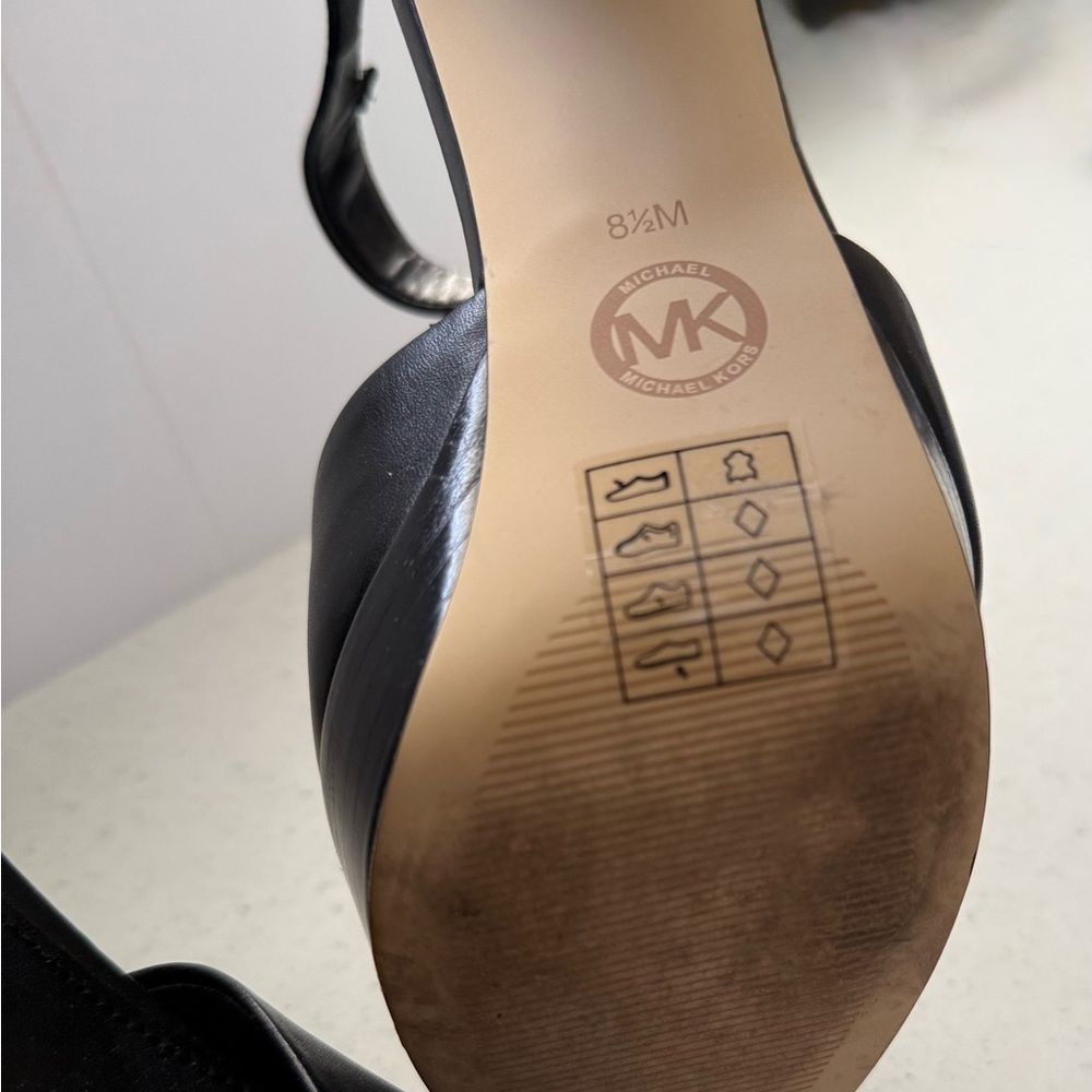 Michael Kors Black Platform Heels - Picture 6 of 12